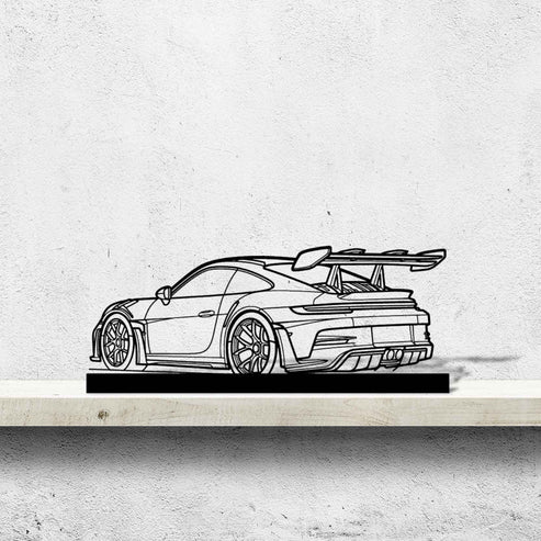 911 GT3 RS  Metal Art Stand