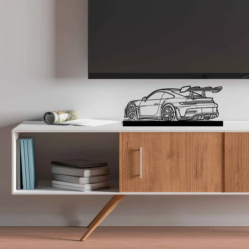 911 GT3 RS  Metal Art Stand