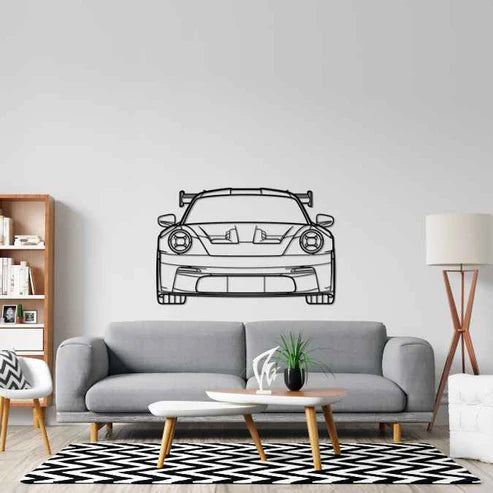 911 GT3 RS Model 992.1  Metal Wall Art